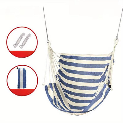 RelaxFold AntiSlip Folding Hammock Chair  Outdoor Canvas Leisure Swing 2