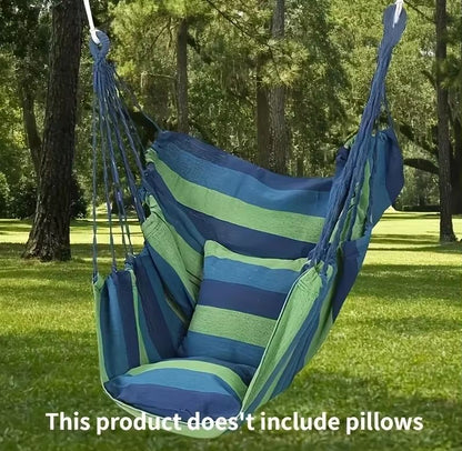 RelaxFold AntiSlip Folding Hammock Chair  Outdoor Canvas Leisure Swing 8
