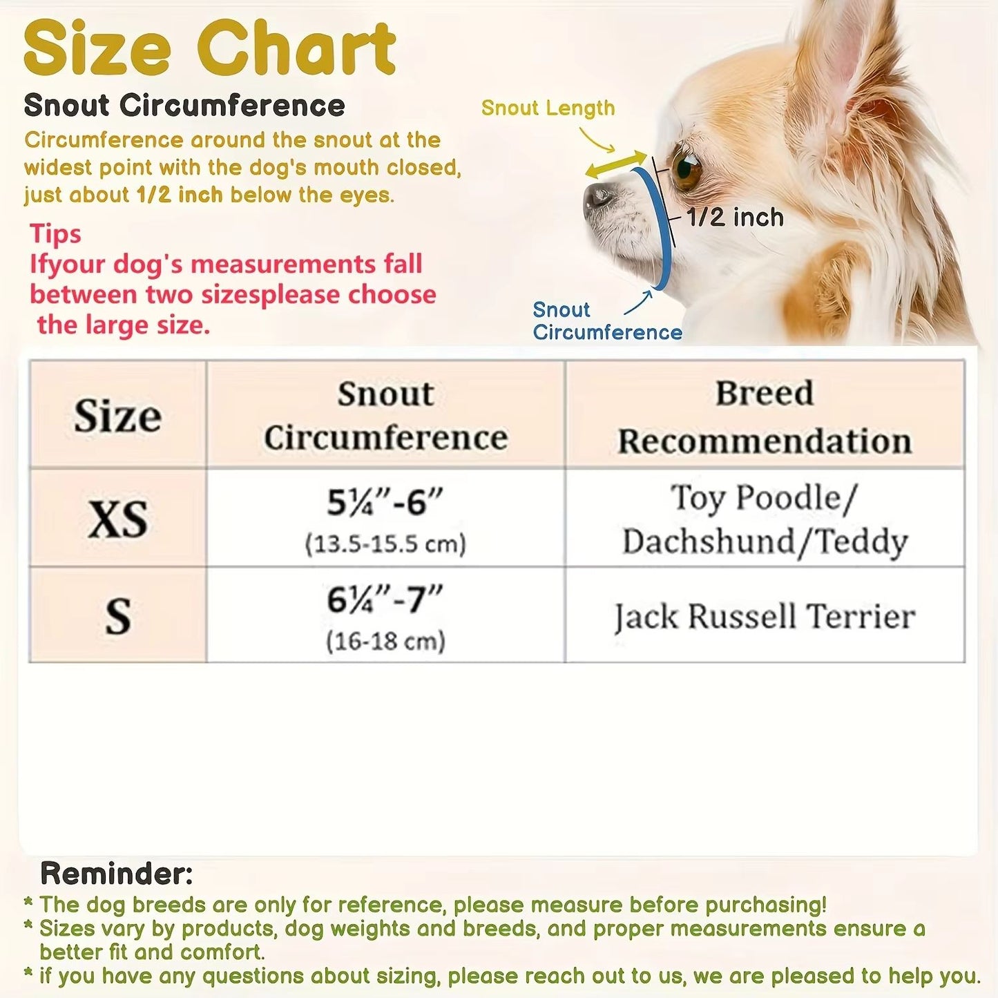 BrachyGuard Soft Mesh Muzzle For ShortSnout  SmallMedium Dogs 5