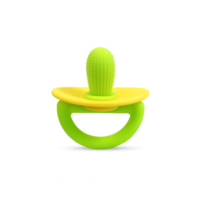 Soft Molar Stick With Massage Dot Silicone Teether Ring Pacifier Type Teething Tool For Babies 4