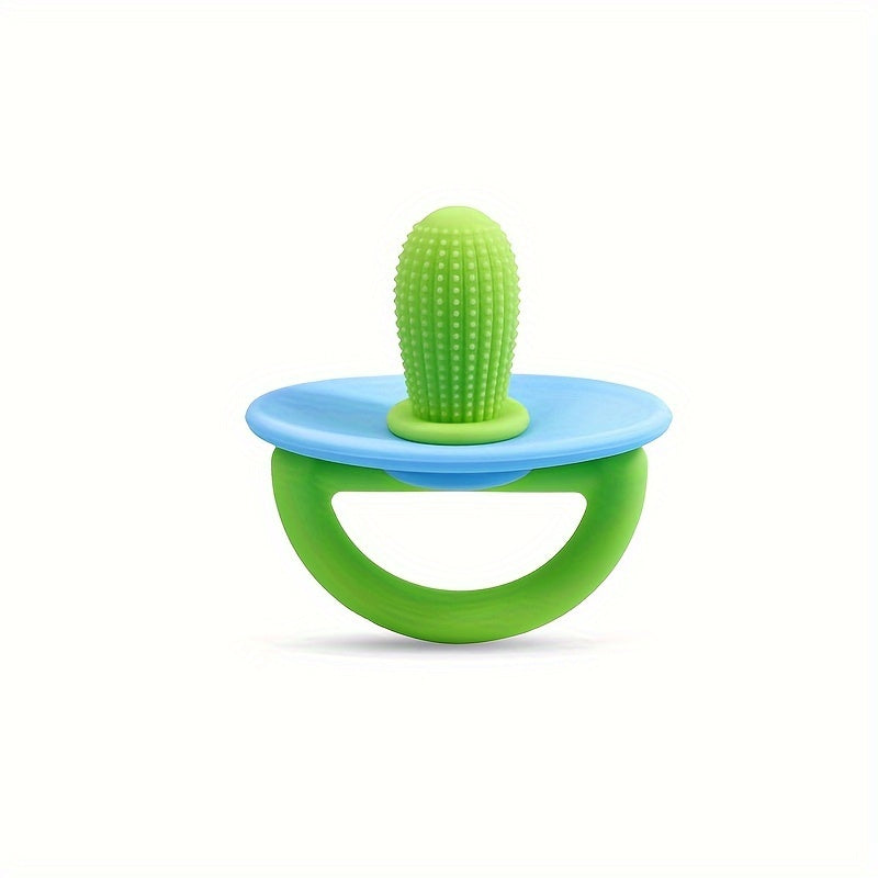 Soft Molar Stick With Massage Dot Silicone Teether Ring Pacifier Type Teething Tool For Babies 6