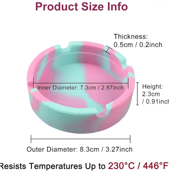 Ultimate Silicone Ashtray Home Outdoor 3