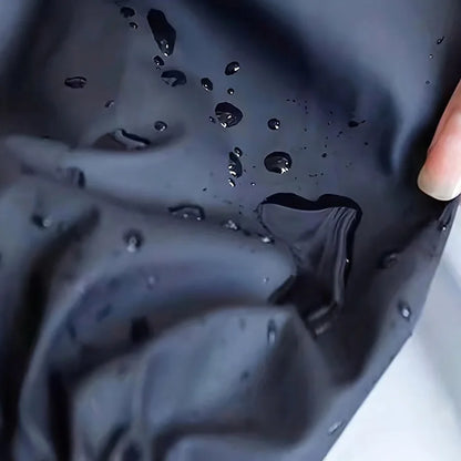 Heavy-Duty Faux Leather Arm Sleeves - Waterproof, Oil-Resistant for Kitchen & Industrial Work