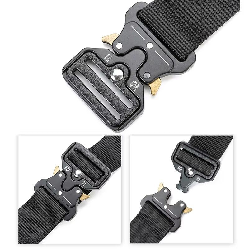 StealthGrip QuickRelease Tactical Belt  Soft Nylon Outdoor Sports Belt 4
