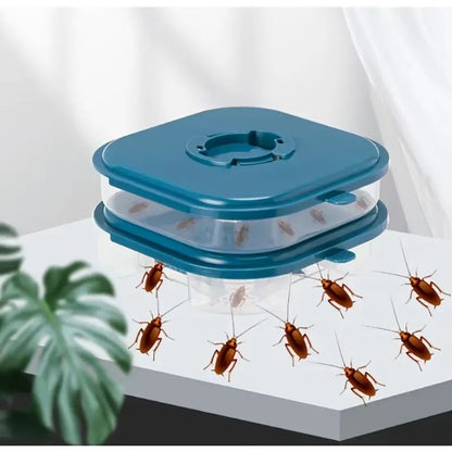 InstaCatch No-Bait Reusable Pest Control Trap Box for Roaches Spiders & Ants