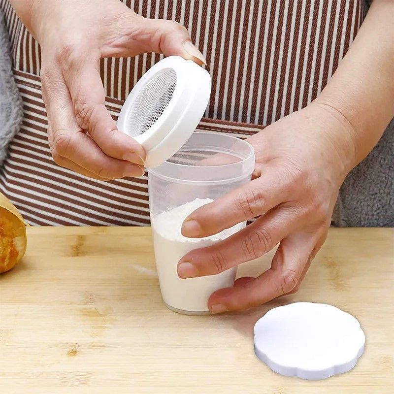 Professional Baking Powder Sugar Shaker  Flour Dispenser Tool 2