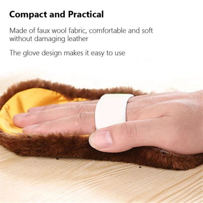 Leather Shine Pro Glove  Multifunctional Shoe Polishing  Cleaning Cloth 2