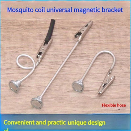 SteelShield Magnetic Mosquito Coil Bracket  MultiFunction Ash Tray Support Base 1