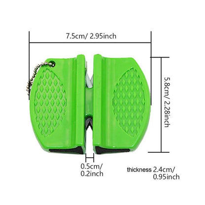PrecisionEdge Mini DualSide Knife Sharpener  Portable Outdoor  Kitchen Edge Rescue 4