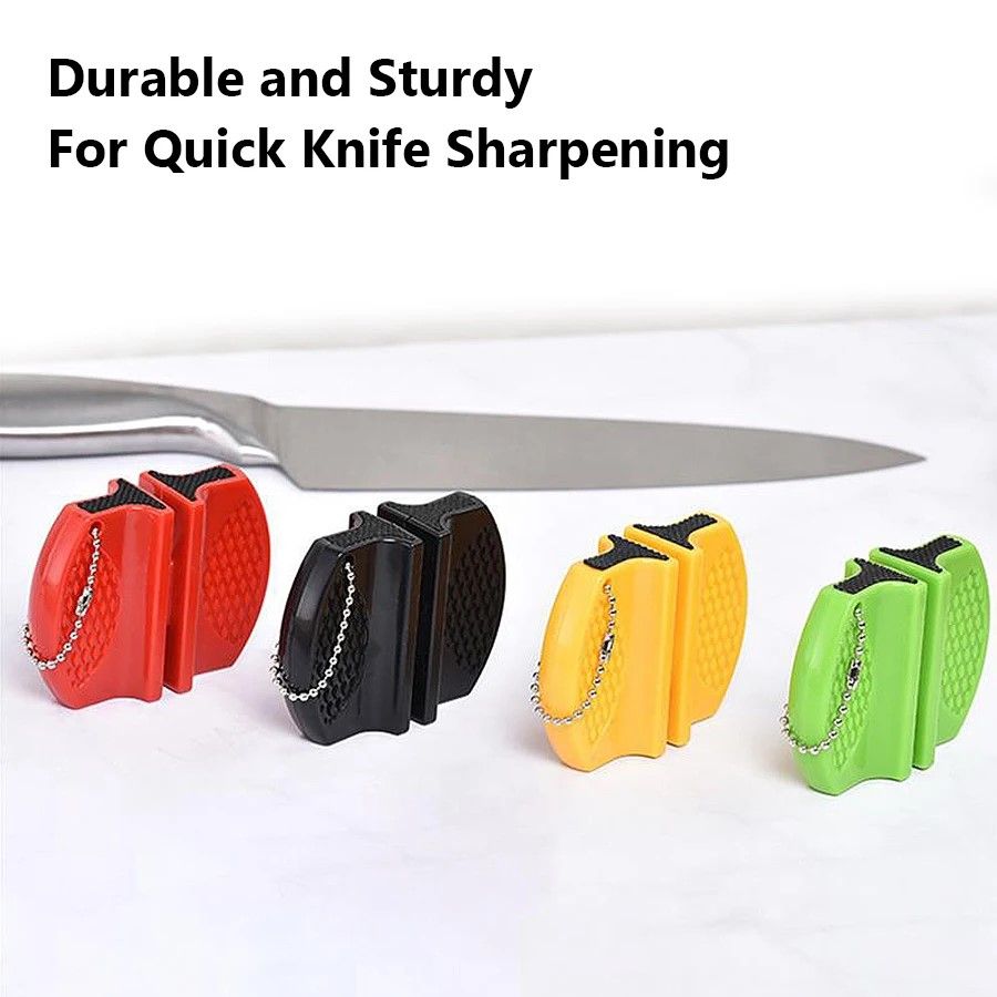 PrecisionEdge Mini DualSide Knife Sharpener  Portable Outdoor  Kitchen Edge Rescue 1