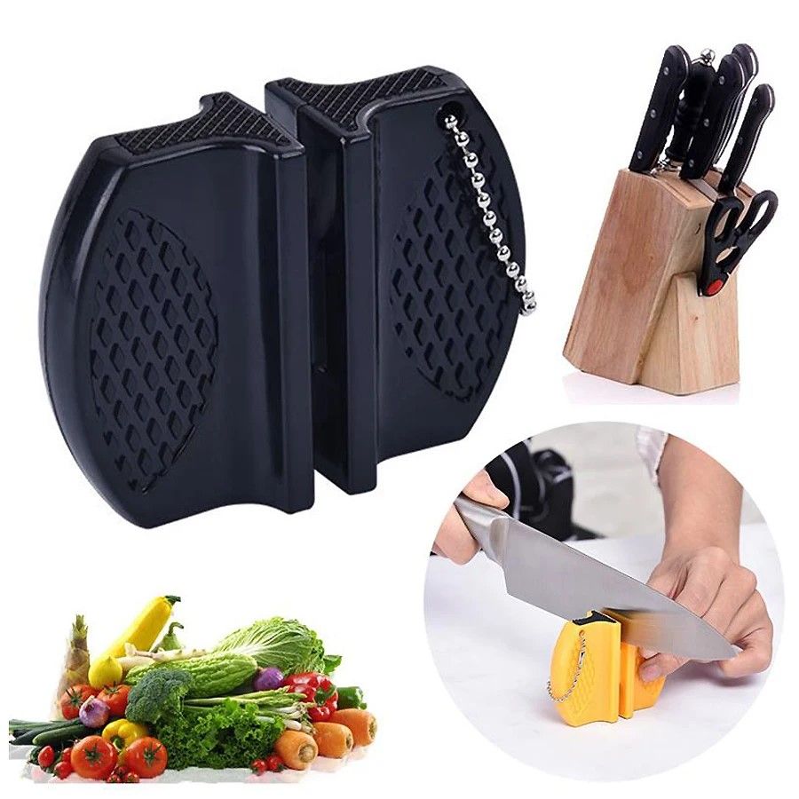 PrecisionEdge Mini DualSide Knife Sharpener  Portable Outdoor  Kitchen Edge Rescue 5