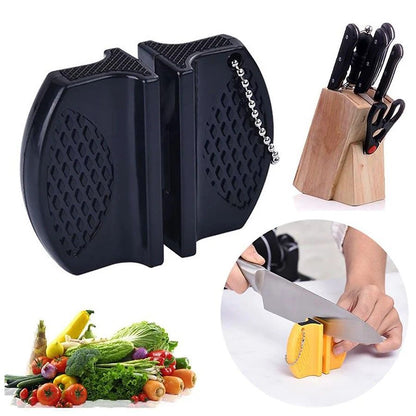 PrecisionEdge Mini DualSide Knife Sharpener  Portable Outdoor  Kitchen Edge Rescue 5
