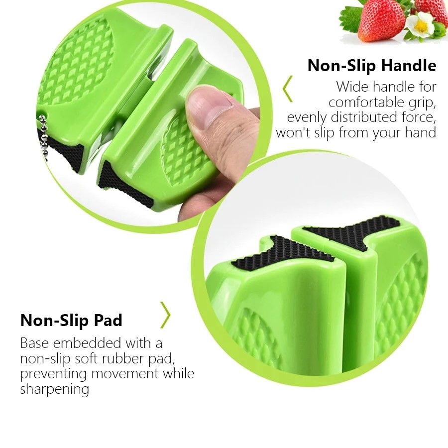 PrecisionEdge Mini DualSide Knife Sharpener  Portable Outdoor  Kitchen Edge Rescue 3