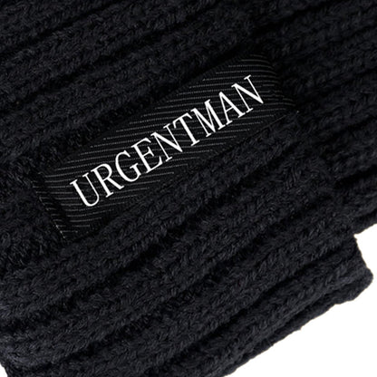 Stylish Thick Knitted Winter Hat Fur Lined Beanie Cap for Men & Women