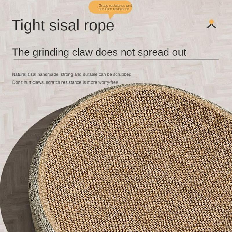 Cat Accessories Cat Scratching Board Protect Your Sofa Durable Sisal Weaving Wearresistant Cat Nest 1