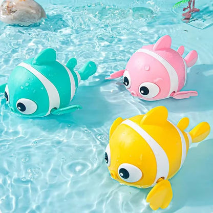 SplashBuddy WindUp Floating Animal Bath Toy  Cute Swimming Fish  Friends For Toddlers 1