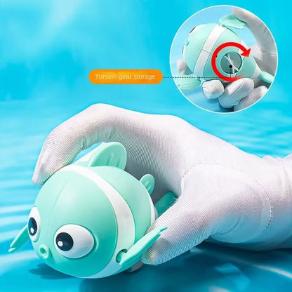 SplashBuddy WindUp Floating Animal Bath Toy  Cute Swimming Fish  Friends For Toddlers 2