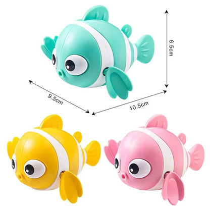 SplashBuddy WindUp Floating Animal Bath Toy  Cute Swimming Fish  Friends For Toddlers 5