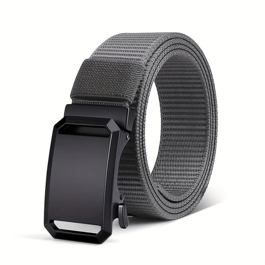 New Automatic Buckle Belt Canvas Tactical Military Work Wear