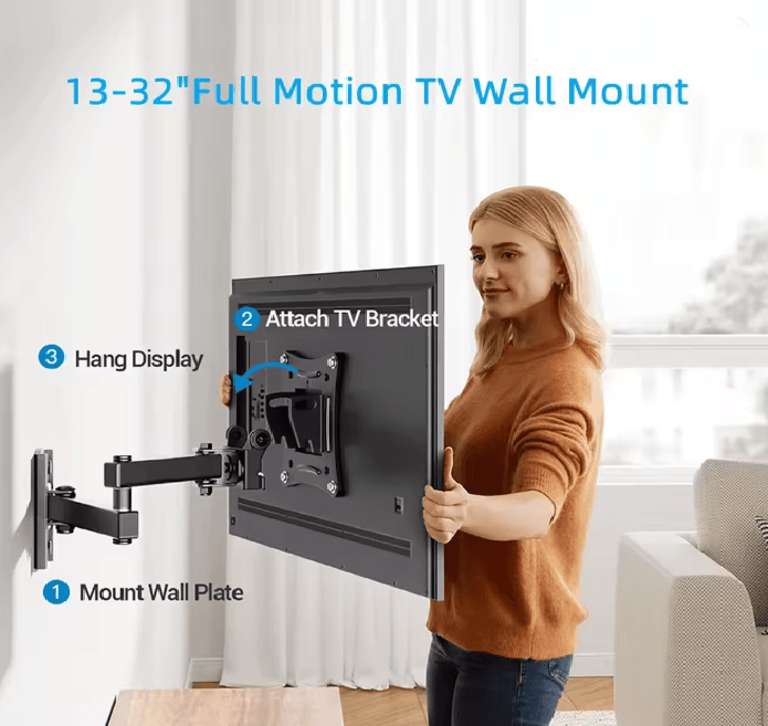 FlexView Full Motion TV Wall Mount 1