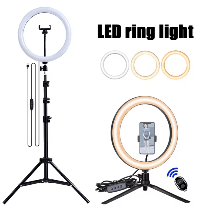 BrightBeam LED Selfie Ring Light