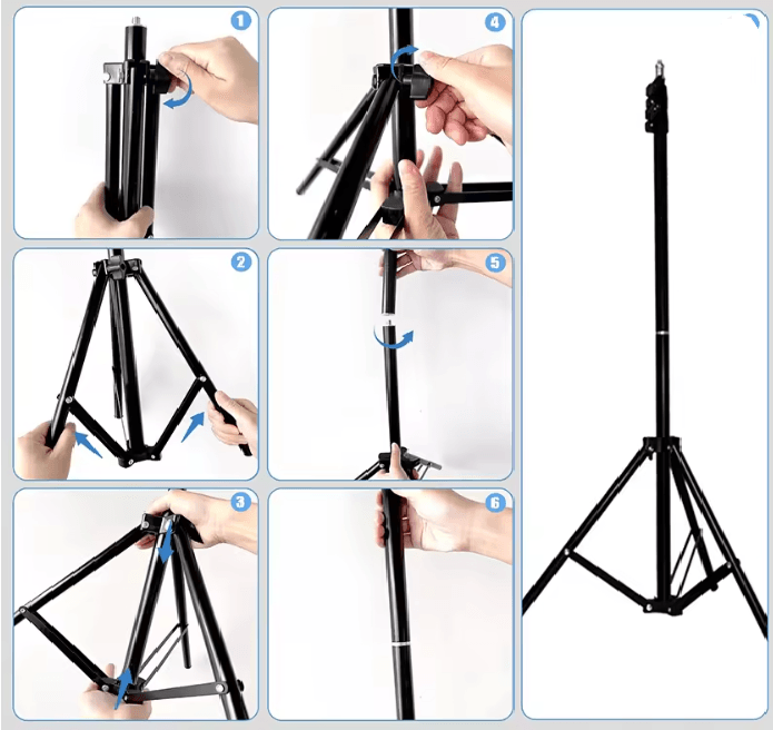 BrightBeam LED Selfie Ring Light 3