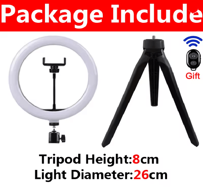 BrightBeam LED Selfie Ring Light 6