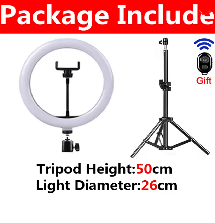 BrightBeam LED Selfie Ring Light 7