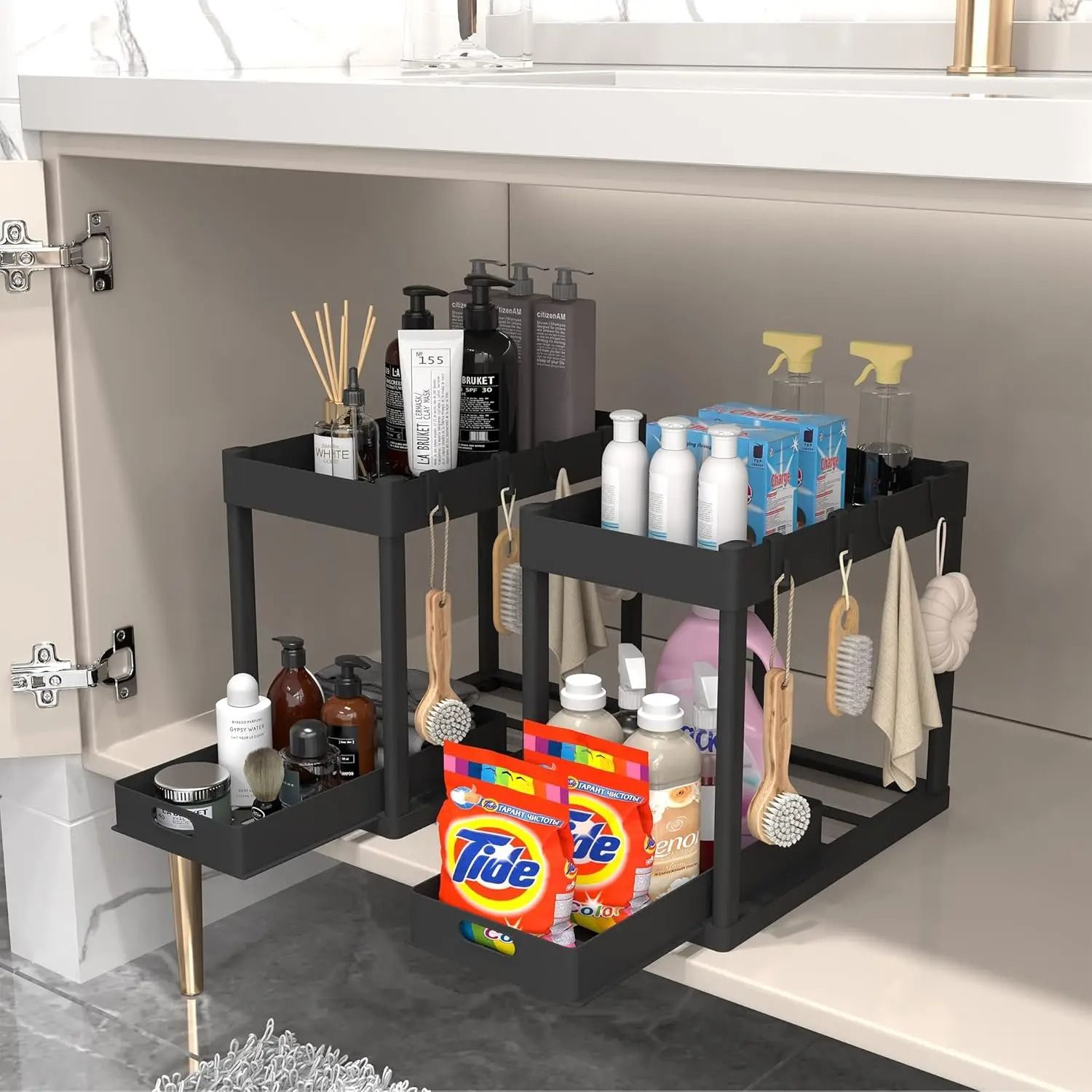 Double Tier Sink Storage Rack 3