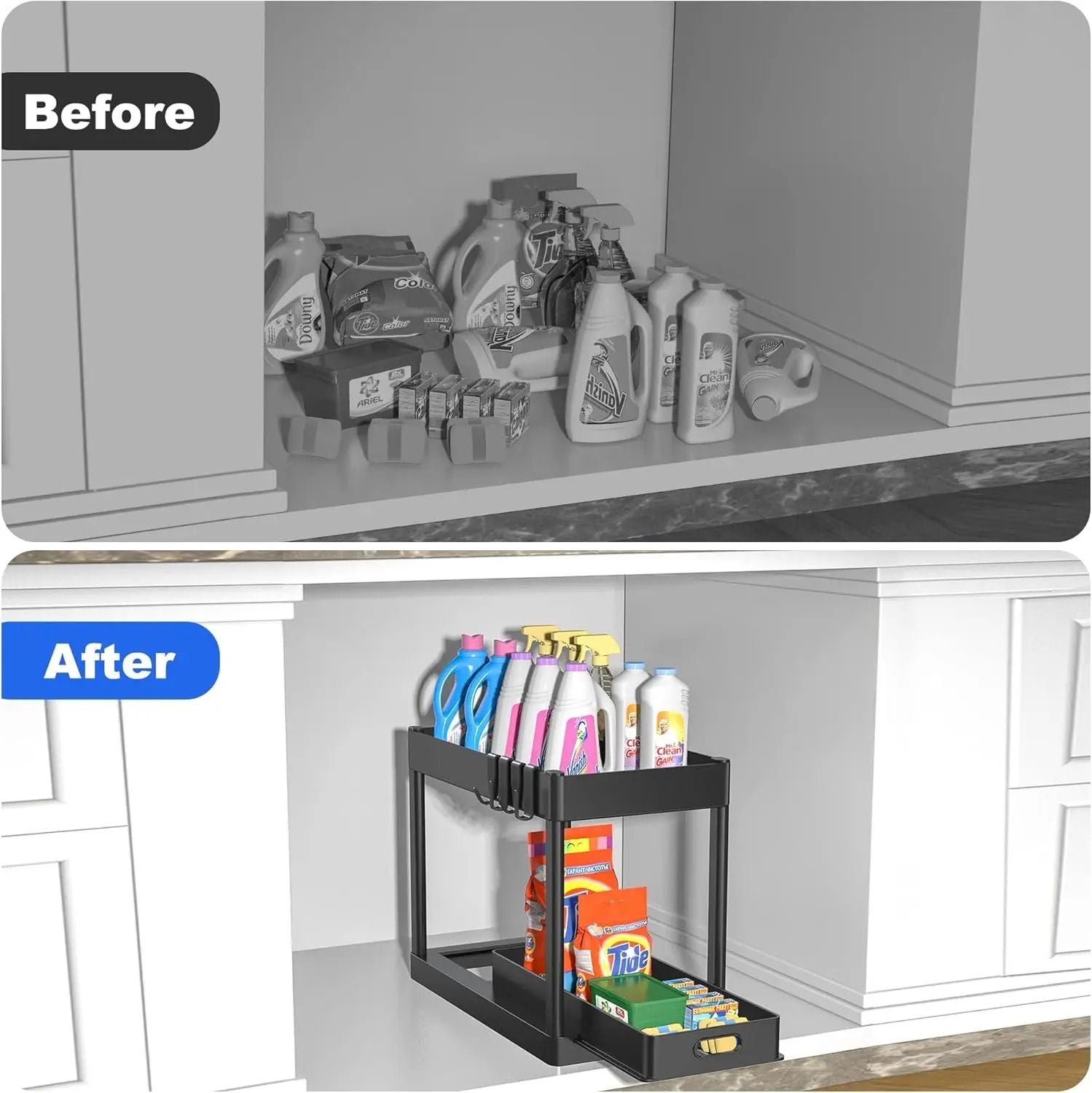 Double Tier Sink Storage Rack 4