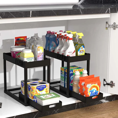Double Tier Sink Storage Rack 5