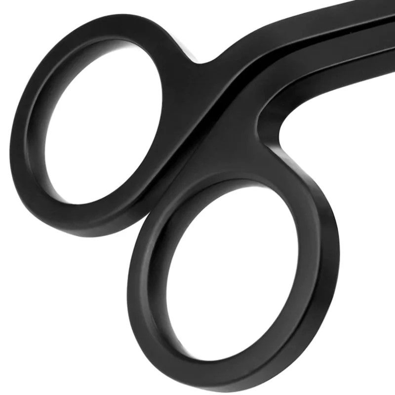 Elegant Black Stainless Steel Candle Wick Trimmer  Cutter  LongHandle Candle Accessory 2