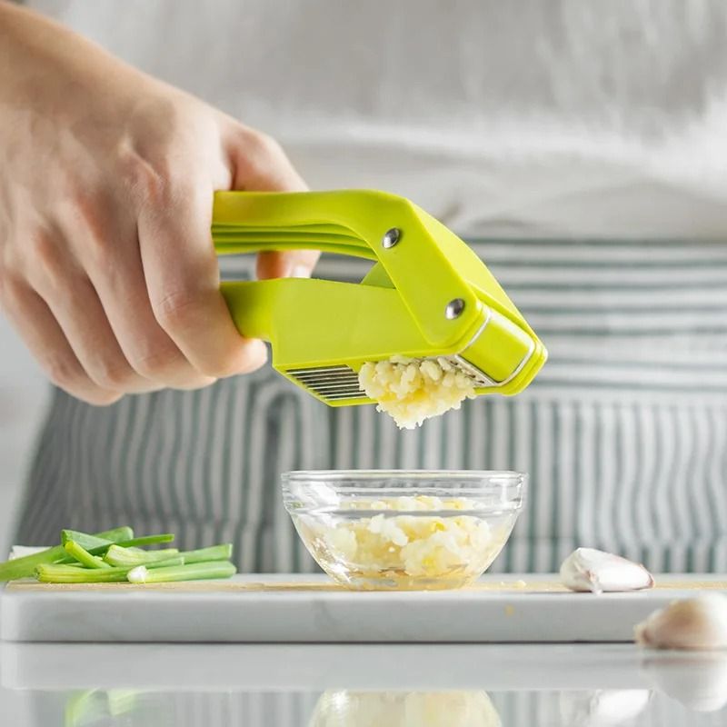 Garlic Press And Garlic Slicer 2 In 1 Manual Kitchen Tool 1