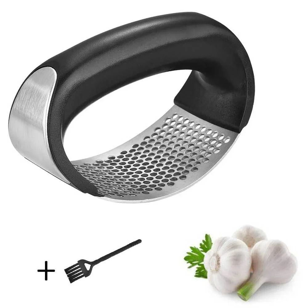 Garlic Press And Garlic Slicer 2 In 1 Manual Kitchen Tool 10