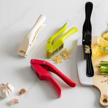 Garlic Press And Garlic Slicer 2 In 1 Manual Kitchen Tool 4