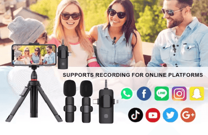 ClearWave 4 In 1 Wireless Lavalier Microphone 2
