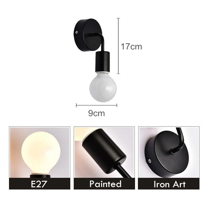 Modern Nordic Wall Lamp Indoor Sconce Light Fixture For Bedroom And Living Spaces 5