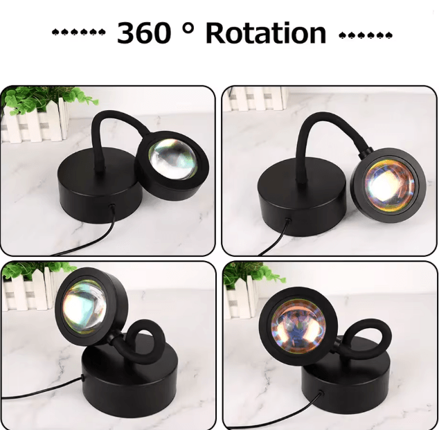 SunGlow 360 LED Sunset Projection Lamp 2