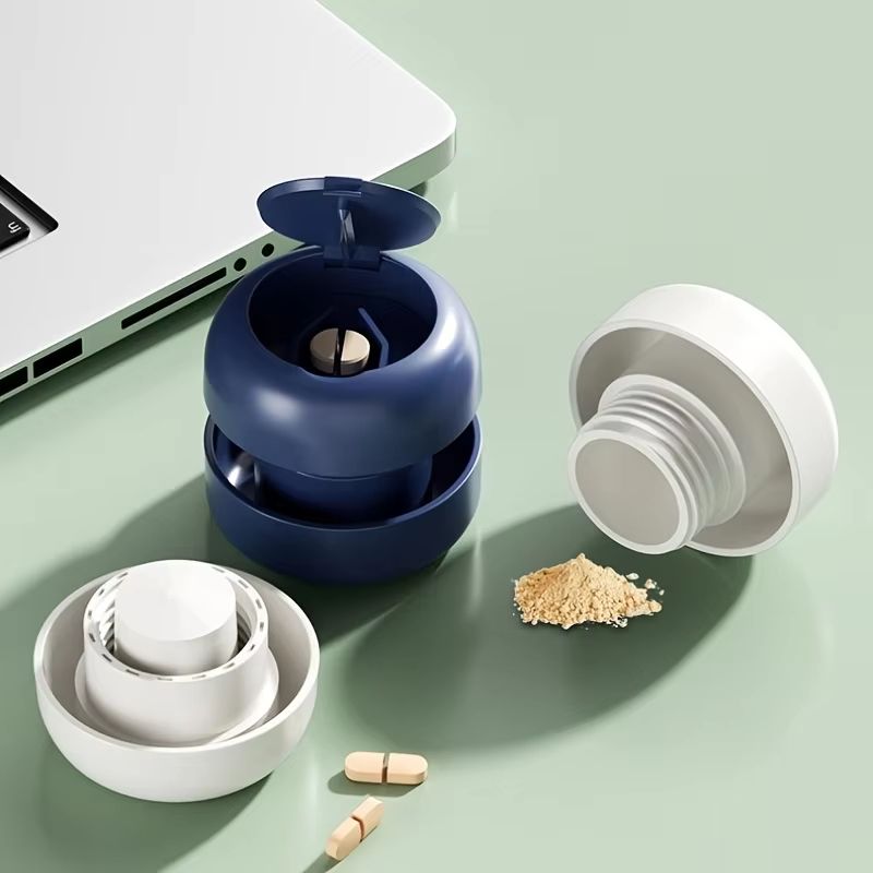 Portable 3in1 Pill Cutter Crusher And Grinder 1