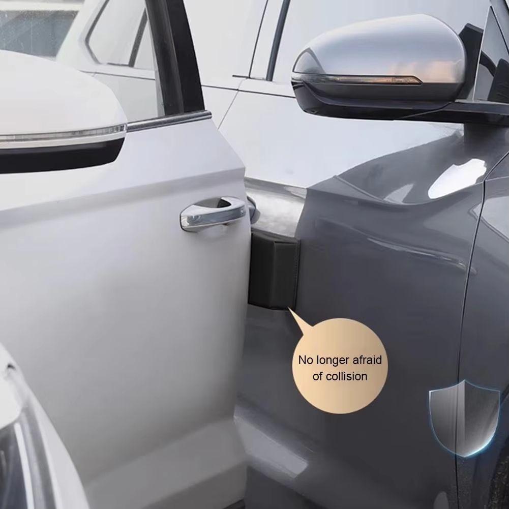 Magnetic Folding Car Door Edge Protectors  Set Of 4 AntiScratch Strips 3