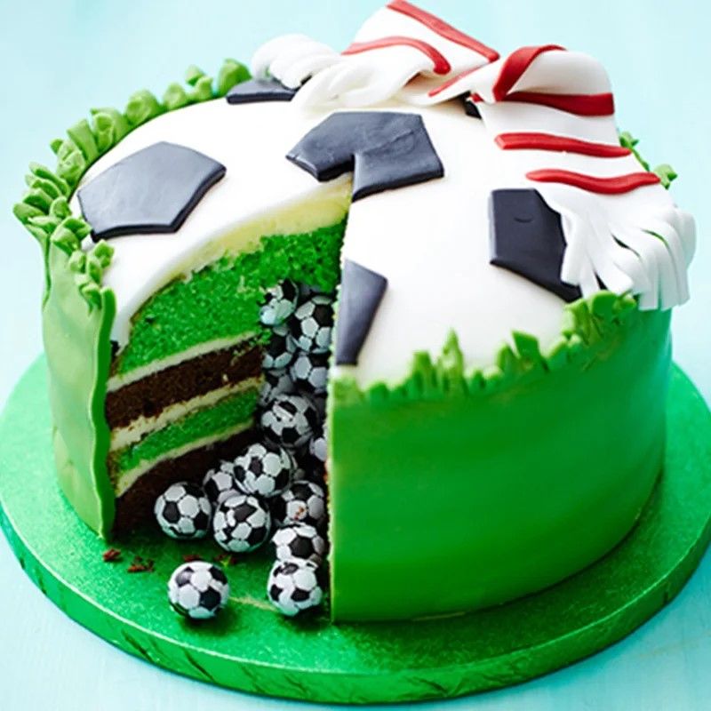SoccerThemed Hexagon Cookie Cutter Set  4 Sizes Fondant  Cookie Mold 5