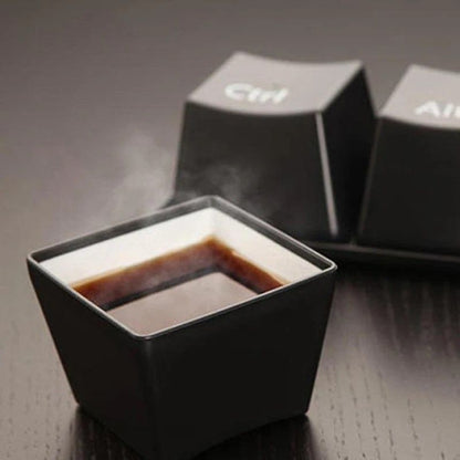 Keyboard Key Mug Set  Ctrl Alt Del Desk Cup Trio 1