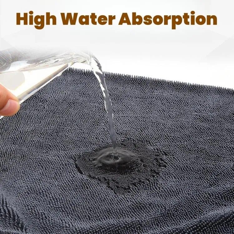 1pc Extra Large Car Towel 24x35 Inches  Super Absorbent NoShed StreakFree Fast Drying For Auto Deta