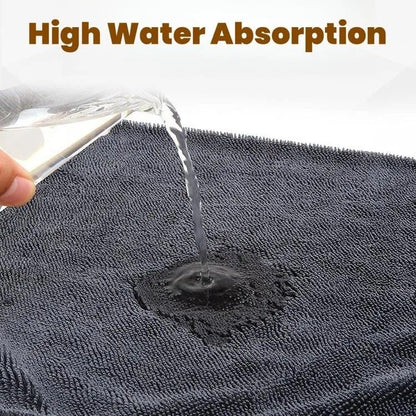 1pc Extra Large Car Towel 24x35 Inches  Super Absorbent NoShed StreakFree Fast Drying For Auto Deta