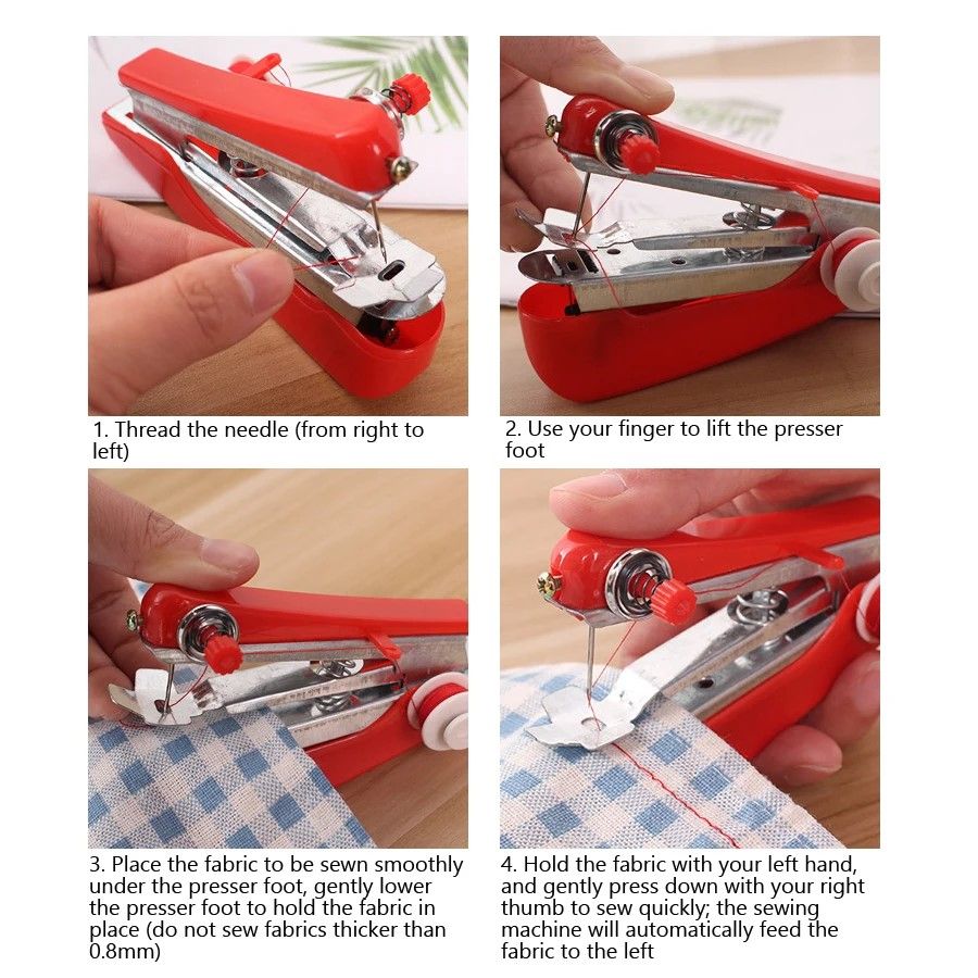 TravellerStitch Portable Mini Sewing Machine  Your Ultracompact Home  Travel Sewing Companion 4