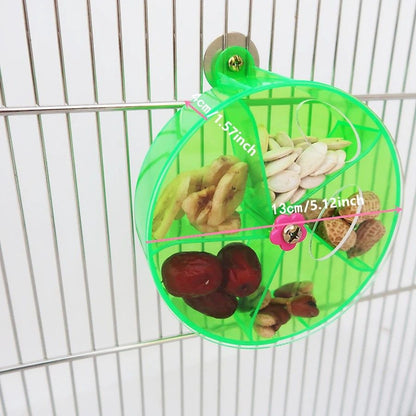 Ultimate Foraging Wheel Bird Toy  Rotate  Feed Parrot Activity Kit 2