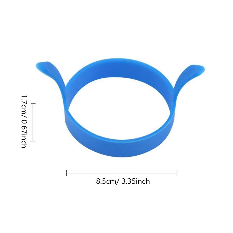 Breakfast Bliss Silicone Egg & Pancake Ring Set – 3-Piece Food-Grade Mold Kit for Perfectly Shaped Eggs and Pancakes