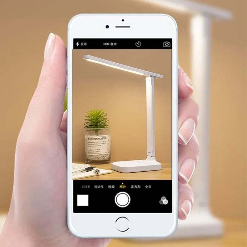LED Foldable Desk Lamp With Stepless Dimming And Touch Controls 2
