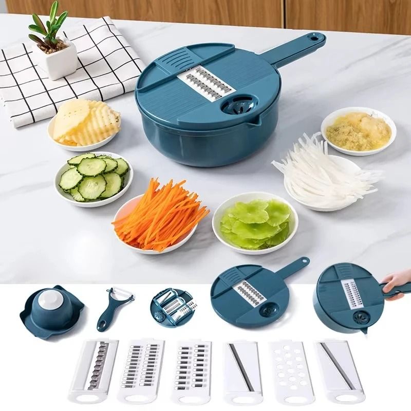9 In 1 Vegetable Cutter Multi Functional Manual Slicer And Grater For Kitchen 5