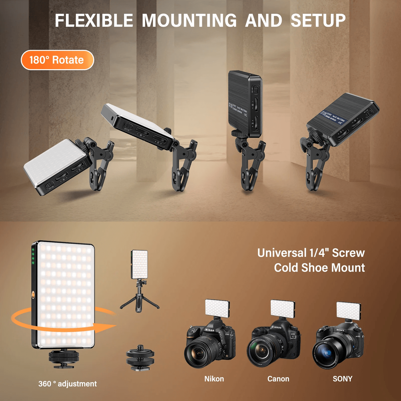 StudioGlow Portable Led Video Light 1